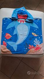 Poncho asciugamano mare spiaggia bimbi
