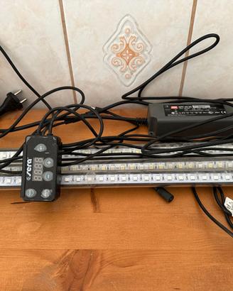 Digital dimmer per acquario e 3 tubi led