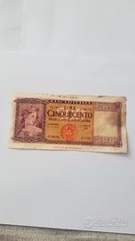 cartamoneta da 500 lire