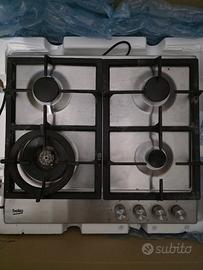 Beko piano cottura a gas 4 fuochi 