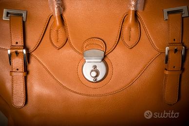 Borsa-valigia donna Benetton NUOVA, VERA PELLE