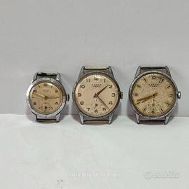 Lotto 3 Orologi Vintage CAMOS Da Riparare Ricambio