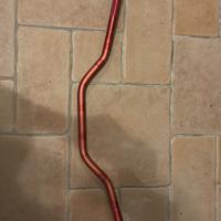 Manubrio motard rosso