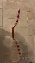 Manubrio motard rosso