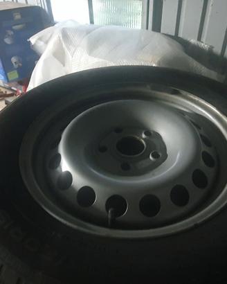 cerchi acciaio 15 pollici 5 fori volkswagen golf 