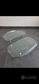 Tavolino salotto Fiam Italia  (vetro curvato) 