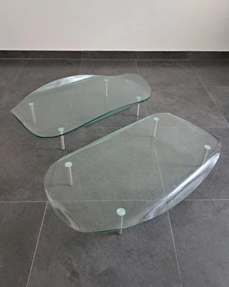 Tavolino salotto Fiam Italia  (vetro curvato) 