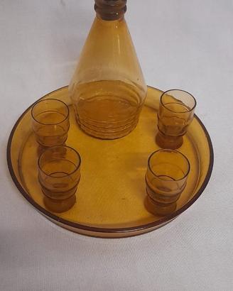 SERVIZIO DA LIQUORE DEI PRIMI 900 IN VETRO