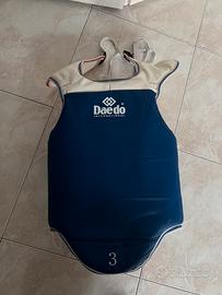 Corazza reversibile per taekwondo