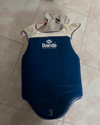 Corazza reversibile per taekwondo