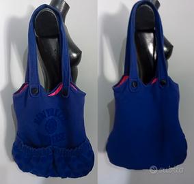 Converse borsa sacca spalla tessuto viola