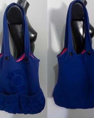Converse borsa sacca spalla tessuto viola