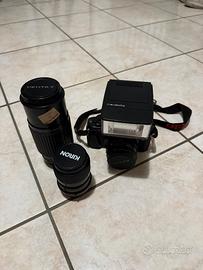 Pentax P30 con obbiettivi