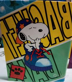 SNOOPY PEANUTS Basket - Mini Raccoglitore Vintage 