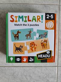 Headu - similari 2- 5 anni - puzzle 