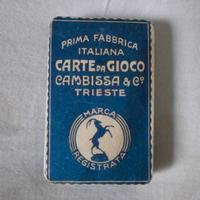 Regno d'Italia :mazzo 40 CARTE GENOVESI - Cambissa