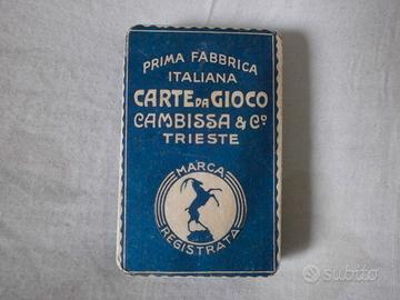 Regno d'Italia :mazzo 40 CARTE GENOVESI - Cambissa