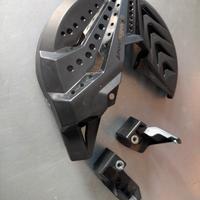 Protezione disco e piedini forcella