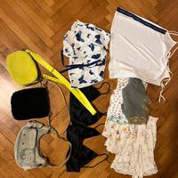 Tre borse, qualche vistito per ragazza/donna