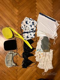 Tre borse, qualche vistito per ragazza/donna