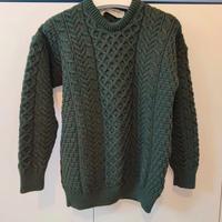 Maglione Aran Crafts irlandese nuovo lana Merino