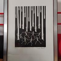 Achille Incerti incisione numerata