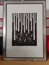 Achille Incerti incisione numerata