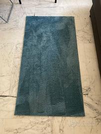 Tappeto azzurro soffice