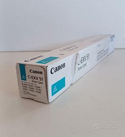TONER CIANO ORIGINALE CANON C-EXV 51