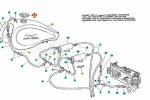 Tappo serbatoio carburante Moto Guzzi California 1