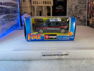 Modellino Die Cast Burago Carabinieri Alfa Romeo 1
