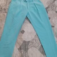 Pantaloni uomo turchesi