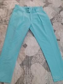 Pantaloni uomo turchesi