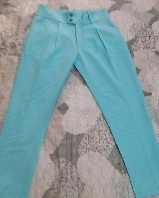 Pantaloni uomo turchesi