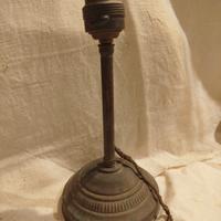 Base lampada in bronzo anni 20/30