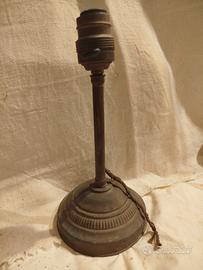 Base lampada in bronzo anni 20/30