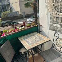 Set Tavolo+2 sedie pieghevoli ( metallo)