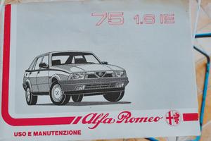 uso e manutenzione alfa 75 1.8 i.e.