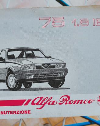 uso e manutenzione alfa 75 1.8 i.e.