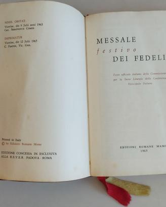 MESSALE DEI FEDELI DEL 1965