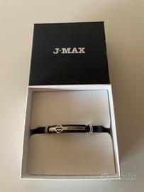 Bracciale Acquario pelle + acciaio con scatola