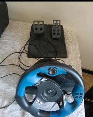 Volante Logitech Driving Force EX - PC / PS2 / PS3