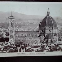 Fotografia antica all'albumina di Firenze 