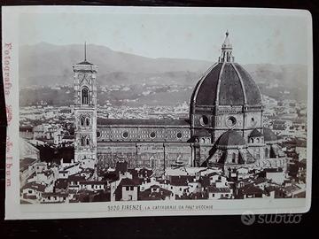 Fotografia antica all'albumina di Firenze 