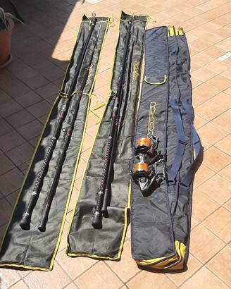 2 Canne veret syria  canna 1 canna daiwa pesca all