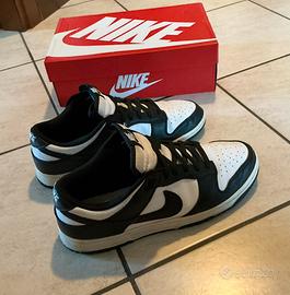 Scarpe Nike Dunk bianche e nere 45,5