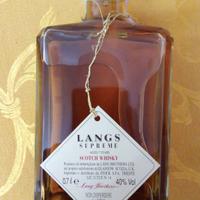 Scotch whisky Lang supreme