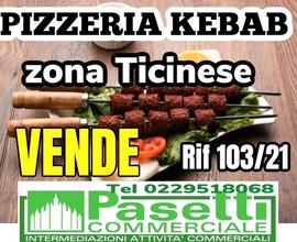 In zona Ticinese, PIZZERIA KEBAB