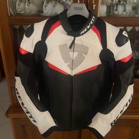 Giacca moto in pelle REVIT - taglia 48