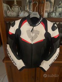 Giacca moto in pelle REVIT - taglia 48